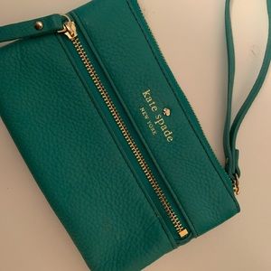 Teal Kate Spade Wristlet
